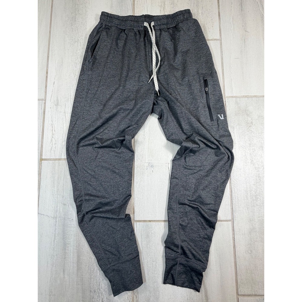 Vuori Ponto Performance Joggers Charcoal Heather DreamKnit Mens Troubadour Golf